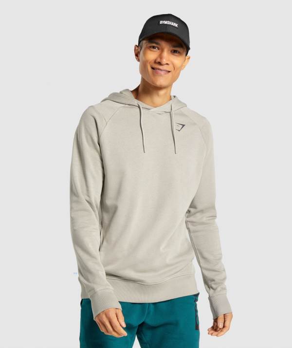 Panske Mikiny S Kapucňou Gymshark Bold Siva | DM0243985
